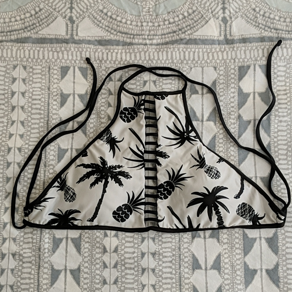 Hamakua Swimwear Pineapple Bikini Top - L